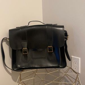 Dr. Martens Leather Briefcase Messenger